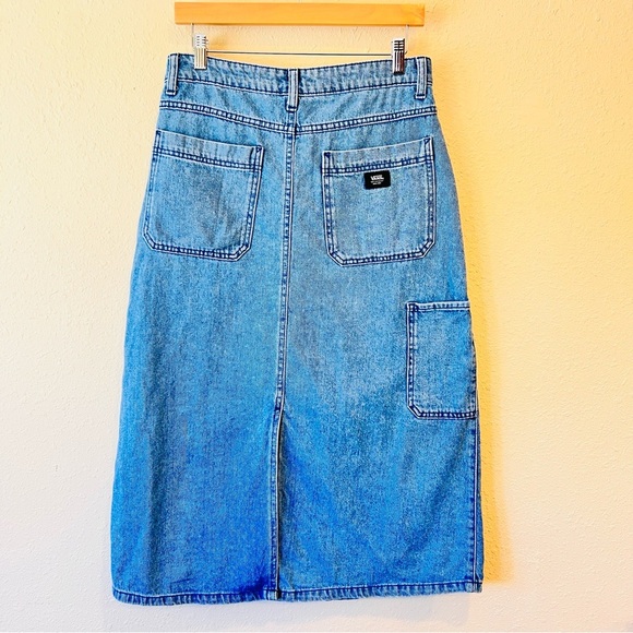 VANS Union Denim Carpenter Skirt 27 - Picture 13 of 14